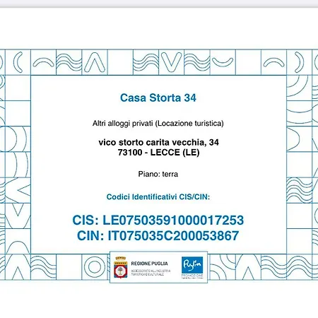 Appartamento Casa Storta 34 Lecce